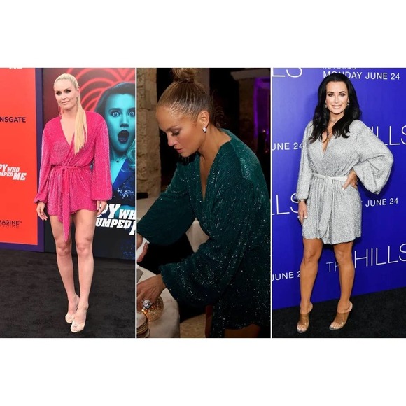 Retrofete Purple Mini Dress - Picture 6 of 14